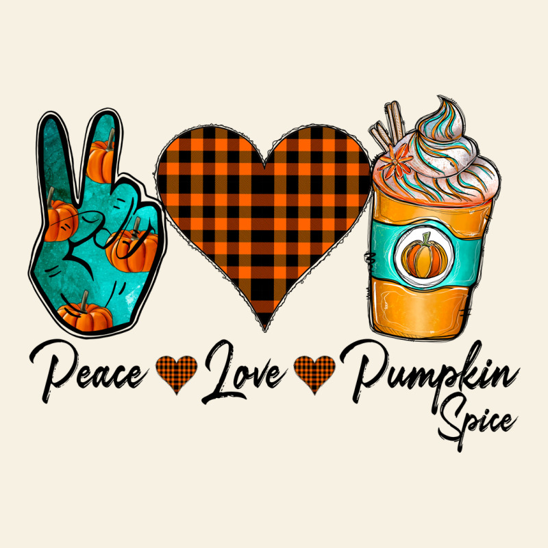 Peace Love Pumpkin Spice Vintage Tee by CowhideDigitalArt | Teevron
