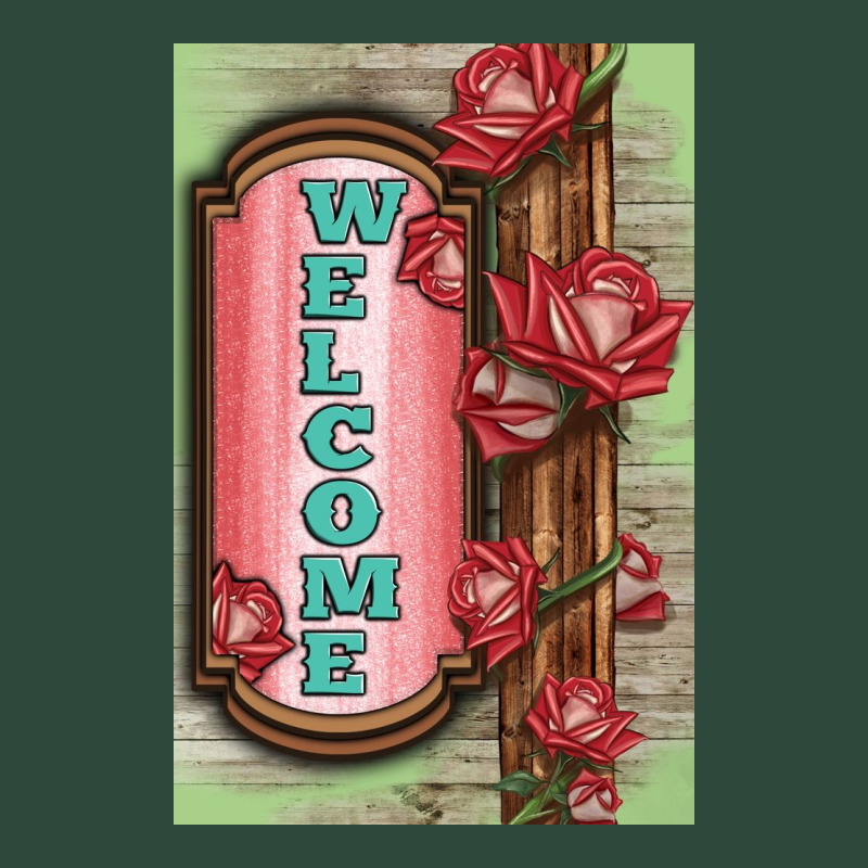 Western Red Roses Welcome Zipper Hoodie by LillyAllenDesigns | Teevron