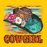 Cowgirl Hat Flowers Leopard And  Leather Premium Hoodie | Teevron