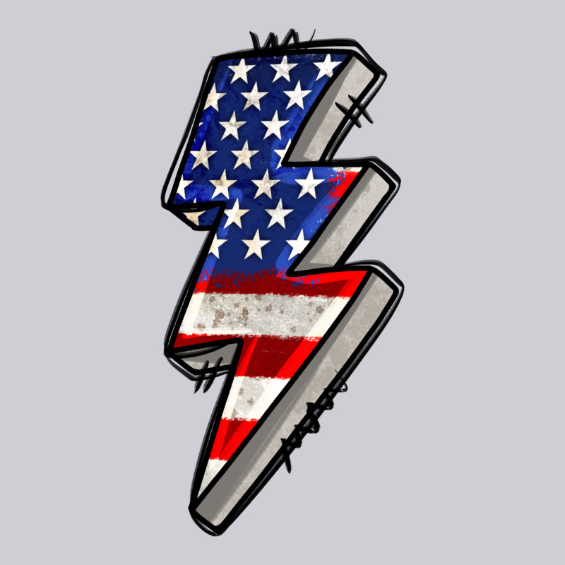 American Lightning Bold 4th Of July Heavyweight Sweatshirt by CowGirlArtShop | Teevron