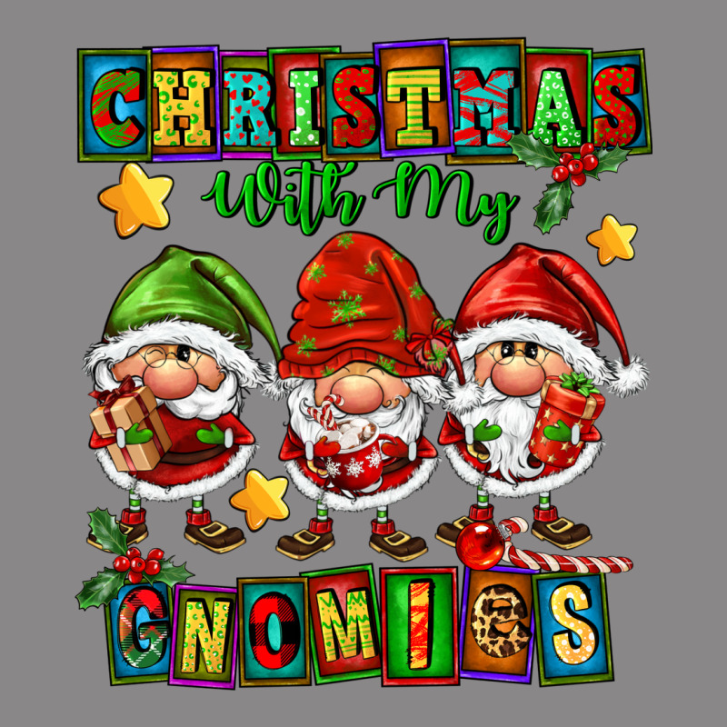 Christmas With My Gnomies Vintage Tee by FaDigitalArtStudio | Teevron