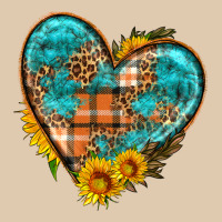 Fall Pattern Heart With Sunflower Heavyweight Sweatshirt | Teevron