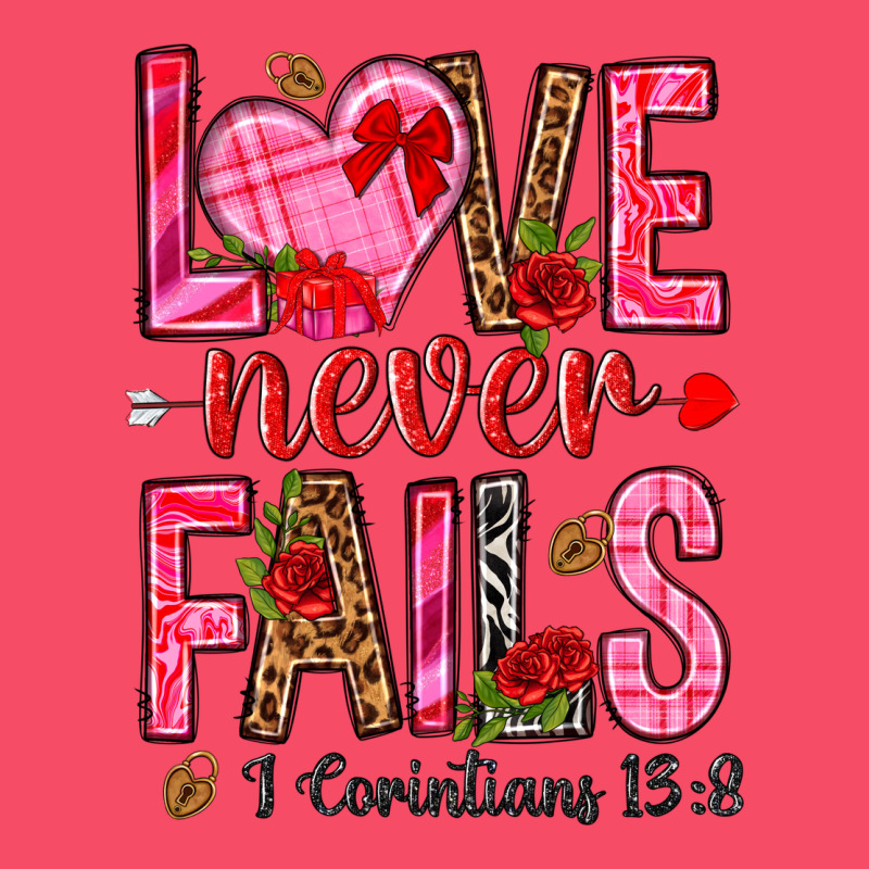Love Never Fails I Corintians 13 8 Premium Sweatshirt by NancyCooperArtShop | Teevron