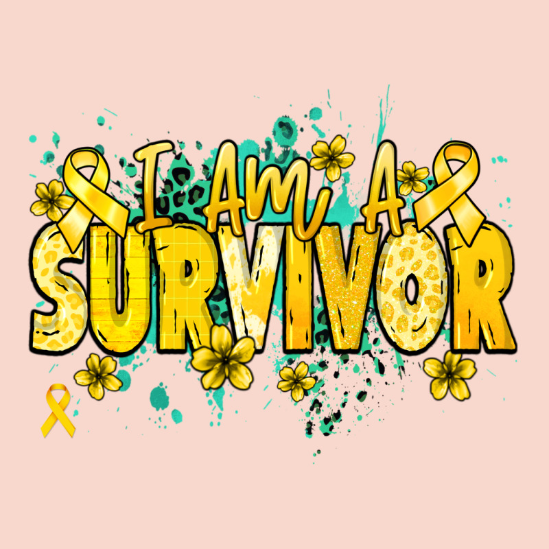 I Am A Survivor Yellow Ribbon Urban Hoodie by NancyCooperArtShop | Teevron