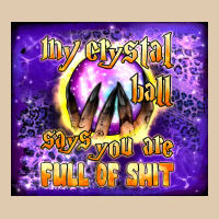 My Crystal Ball Says You Are Full Of Shit Tumbler Classic Tee | Teevron