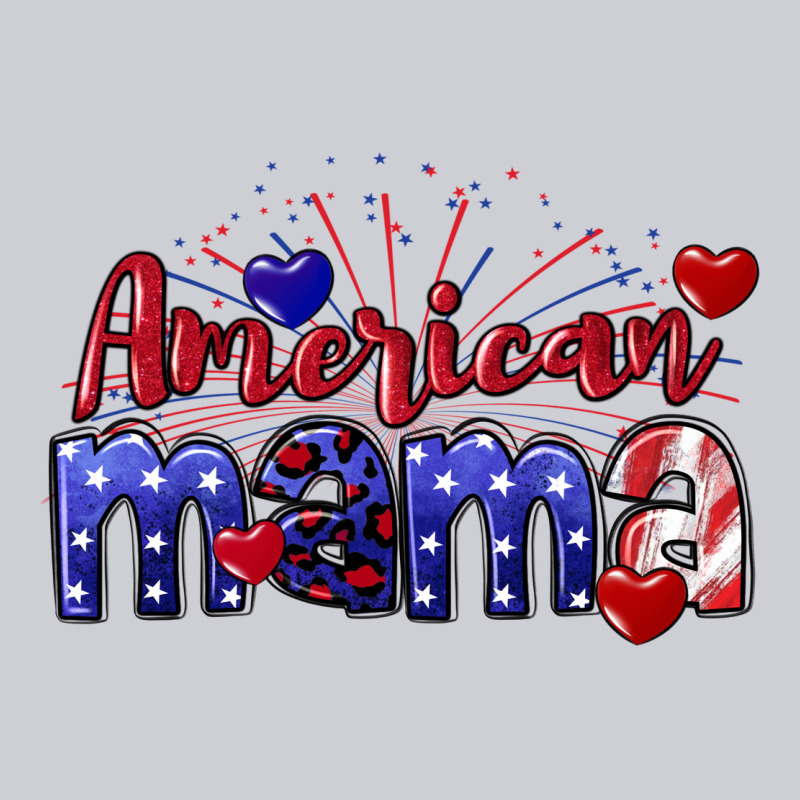 American Mama 4th Of July Heavyweight Sweatshirt by CowGirlArtShop | Teevron