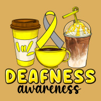 Deafness Awareness Coffee Cups Premium Hoodie | Teevron