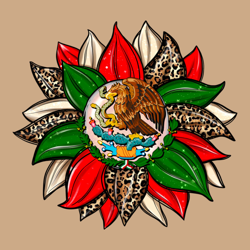 Mexican Flag Sunflower Vintage Hoodie by Zillion Design Studio | Teevron