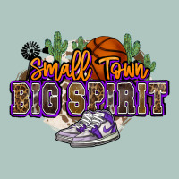Small Town Big Spirit Basketball Premium Sweatshirt | Teevron