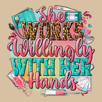 She Works Willingly With Her Hands Heavyweight Hoodie | Teevron