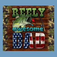 Reely Awesome Dad Urban Heavy Tee | Teevron
