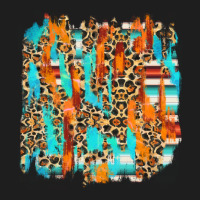 Serape With Leopard Pattern Heavyweight Hoodie | Teevron