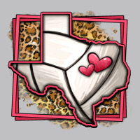 Leopard Volleyball Texas Map Long Sleeve Tee | Teevron