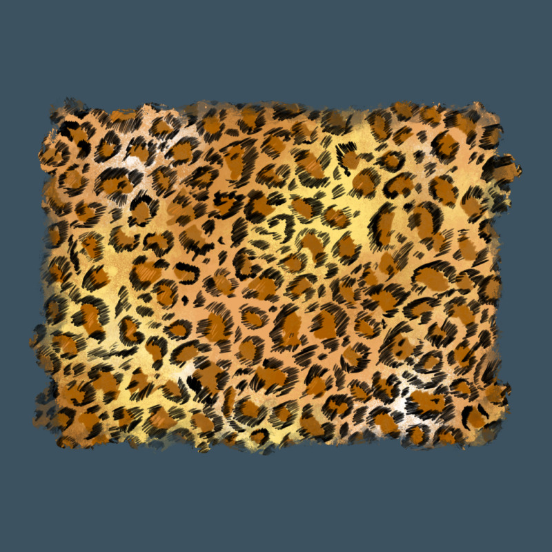 Handdrawn Leopard Pattern Yellow Urban Heavy Tee by BarkalooDesign | Teevron