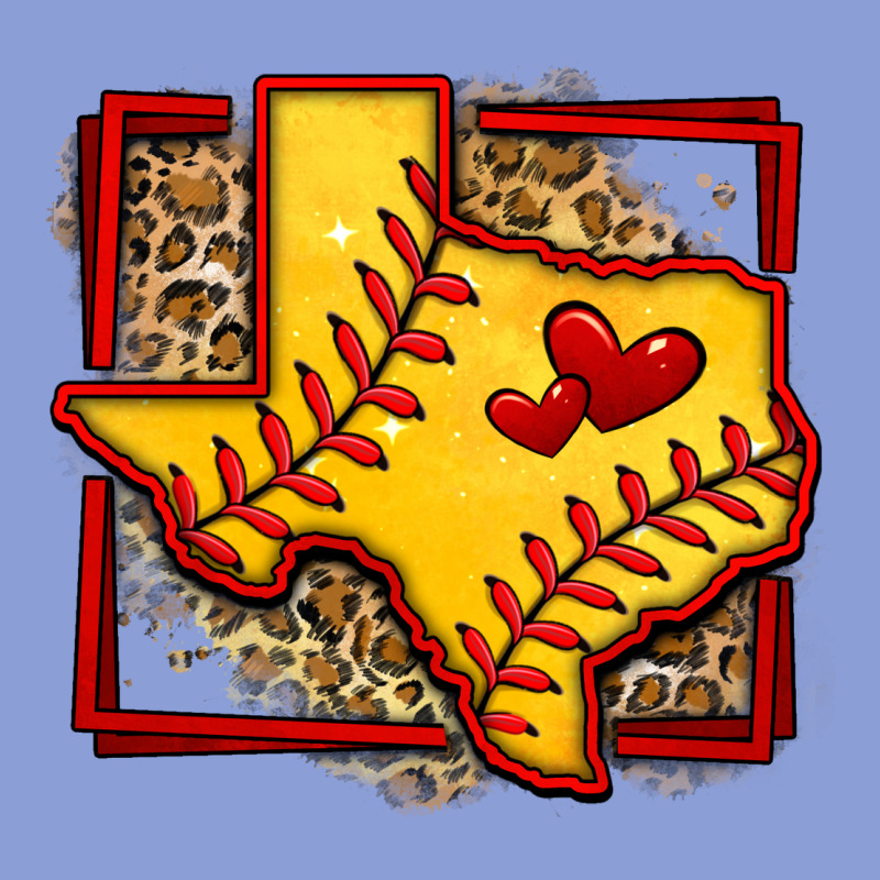 Leopard Softball Texas Map Long Sleeve Tee by Jasminsmagicworld | Teevron