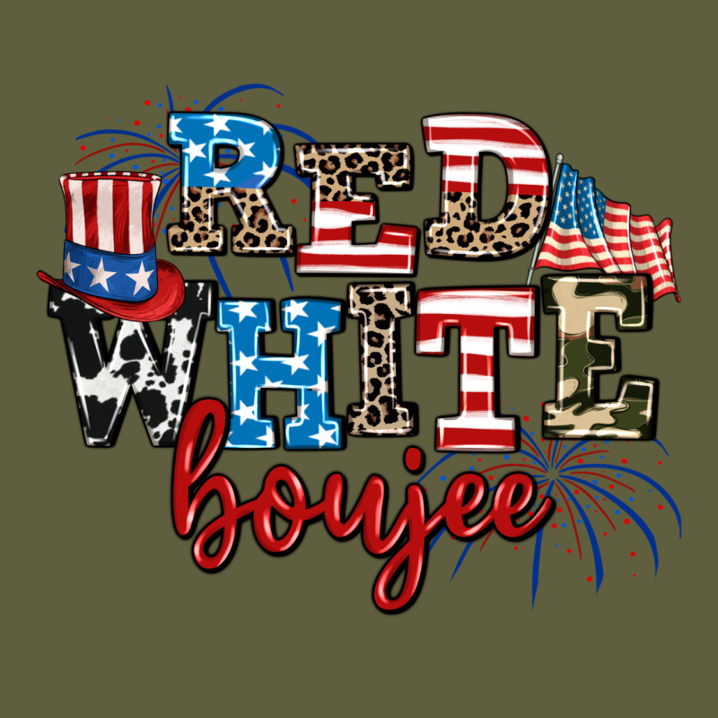 Red Whıte Boujee Vintage Tee by AdoDesignShop | Teevron