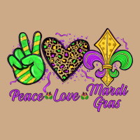 Peace Love Mardi Gras Vintage Hoodie | Teevron