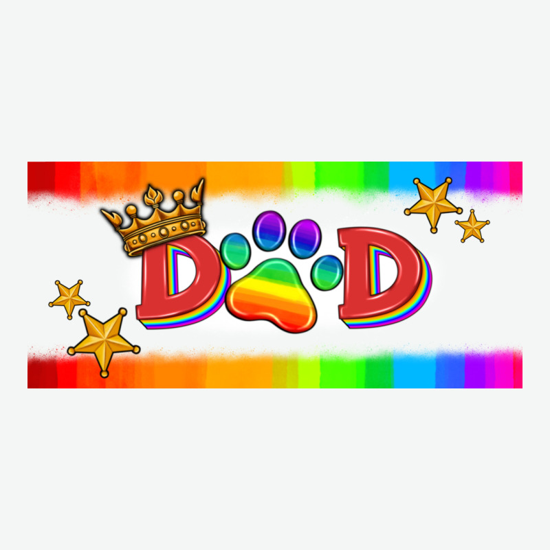 Lgbtq Dad  Libbey Glass Urban Heavy Tee by HRA Design Shop | Teevron