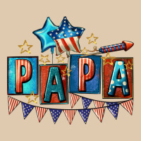 American Papa 4th Of July Heavyweight Sweatshirt | Teevron