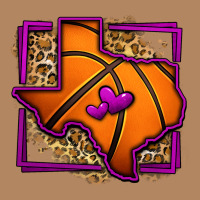 Leopard Basketball Texas Map Long Sleeve Tee | Teevron