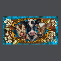 Western Cow Turquoise’s White Flowers License Plate Template Zipper Hoodie | Teevron
