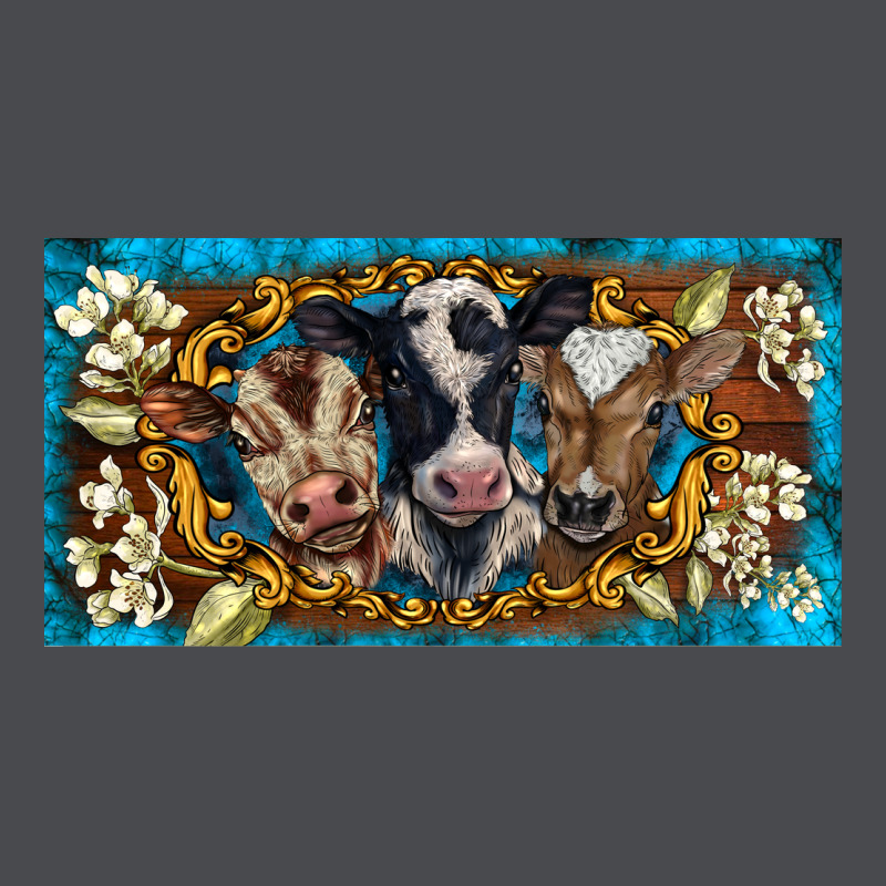 Western Cow Turquoise’s White Flowers License Plate Template Zipper Hoodie by BarkalooDesign | Teevron