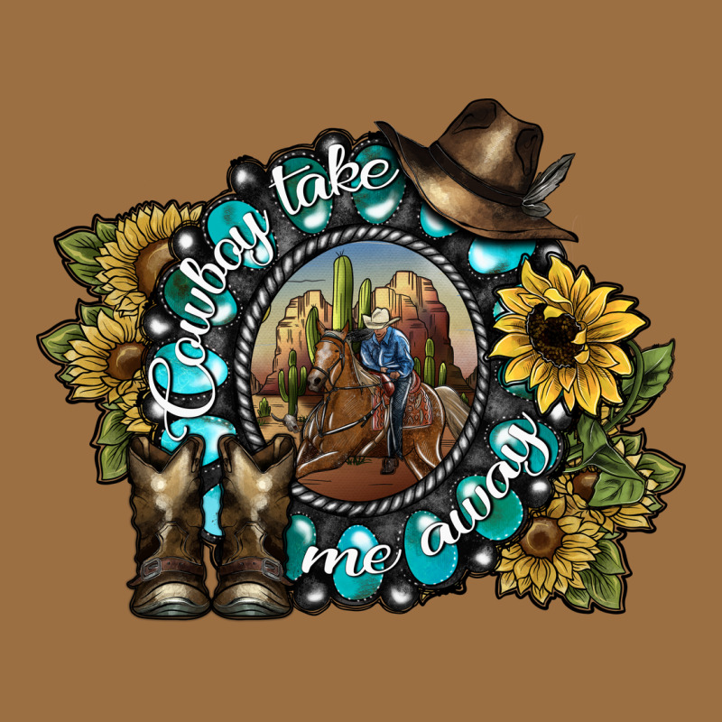 Cowboy Take Me Away 2 Vintage Tee by SublimationCraftShop | Teevron