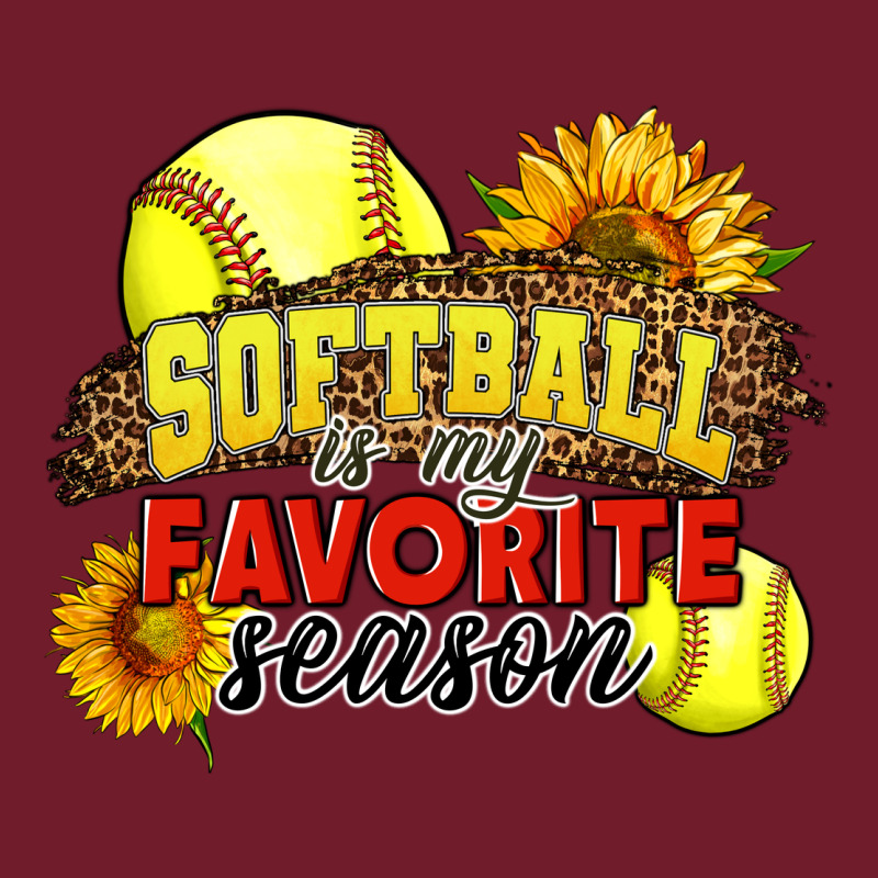 Softball Is My Favorite Season Zipper Hoodie by LillyAllenDesigns | Teevron