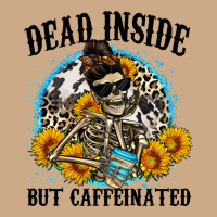 Dead Inside But Caffeinated Vintage Hoodie | Teevron