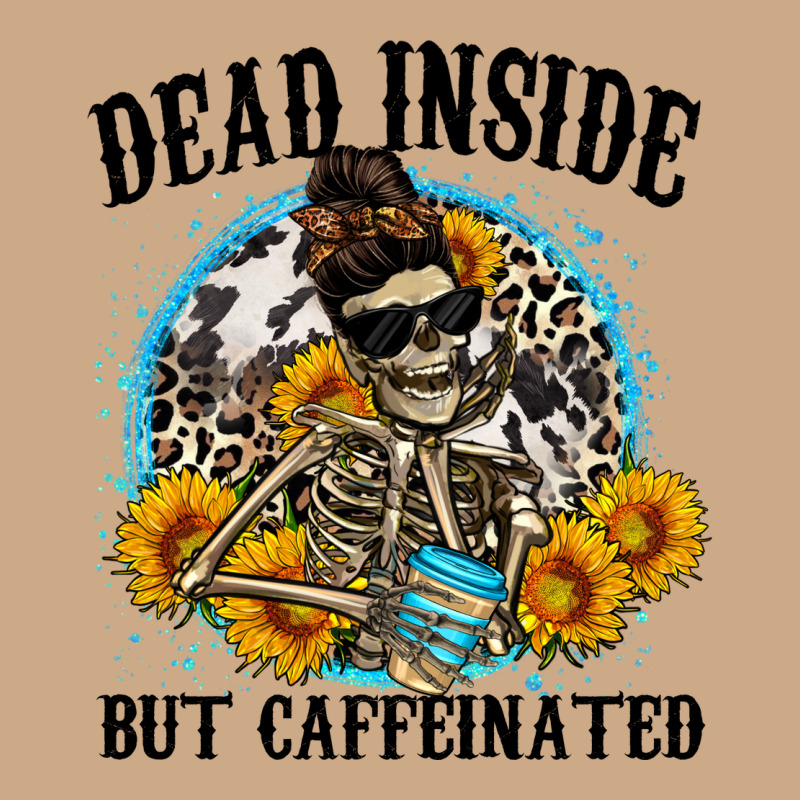 Dead Inside But Caffeinated Vintage Hoodie by Zillion Design Studio | Teevron