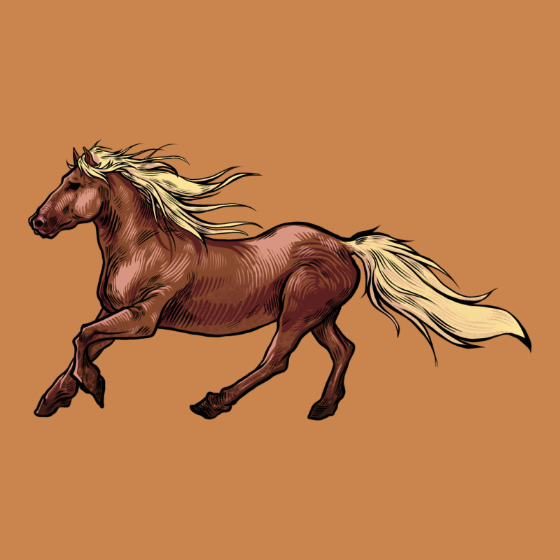 Running Horse Heavyweight Hoodie by NancyCooperArtShop | Teevron