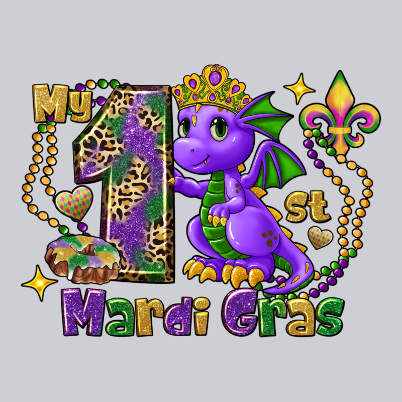 Dragon My First Mardi Gras Heavyweight Sweatshirt by FaDigitalArtStudio | Teevron
