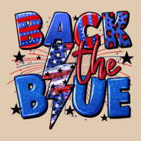 Back The Blue With Lightning Bolt 4th Of July Heavyweight Sweatshirt | Teevron