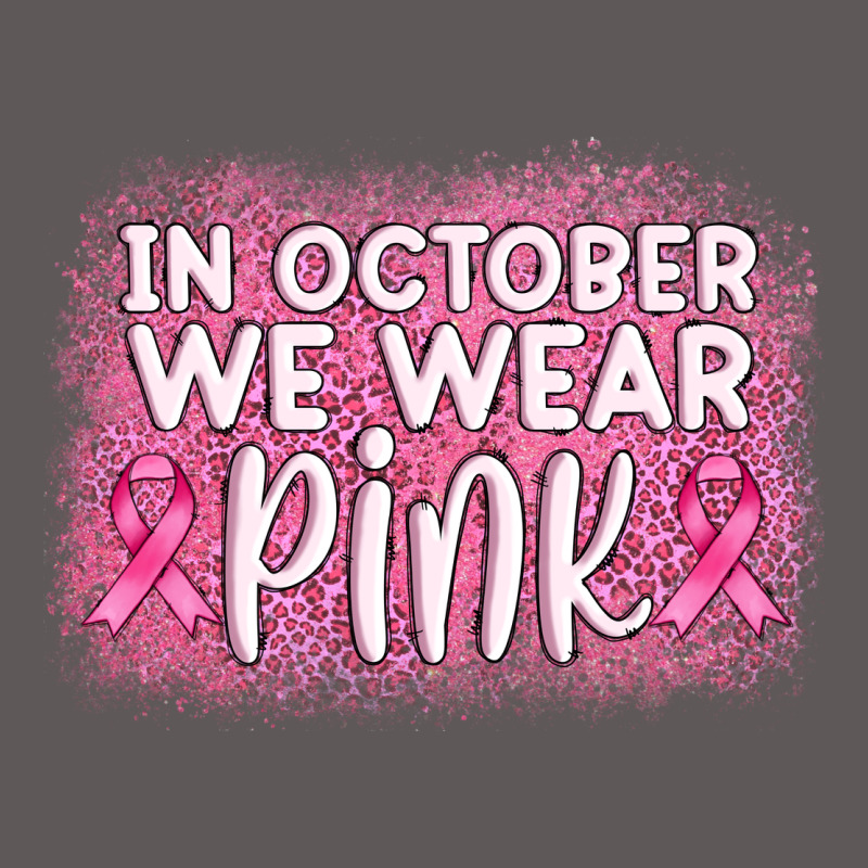 In October We Wear Pink Leopard Glitter Premium Hoodie by AdoDesignShop | Teevron