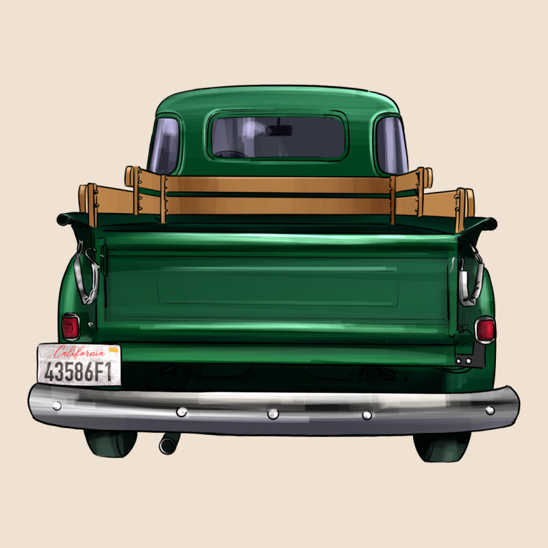 Western Green Truck Back View Urban Heavy Tee by FaDigitalArtStudio | Teevron