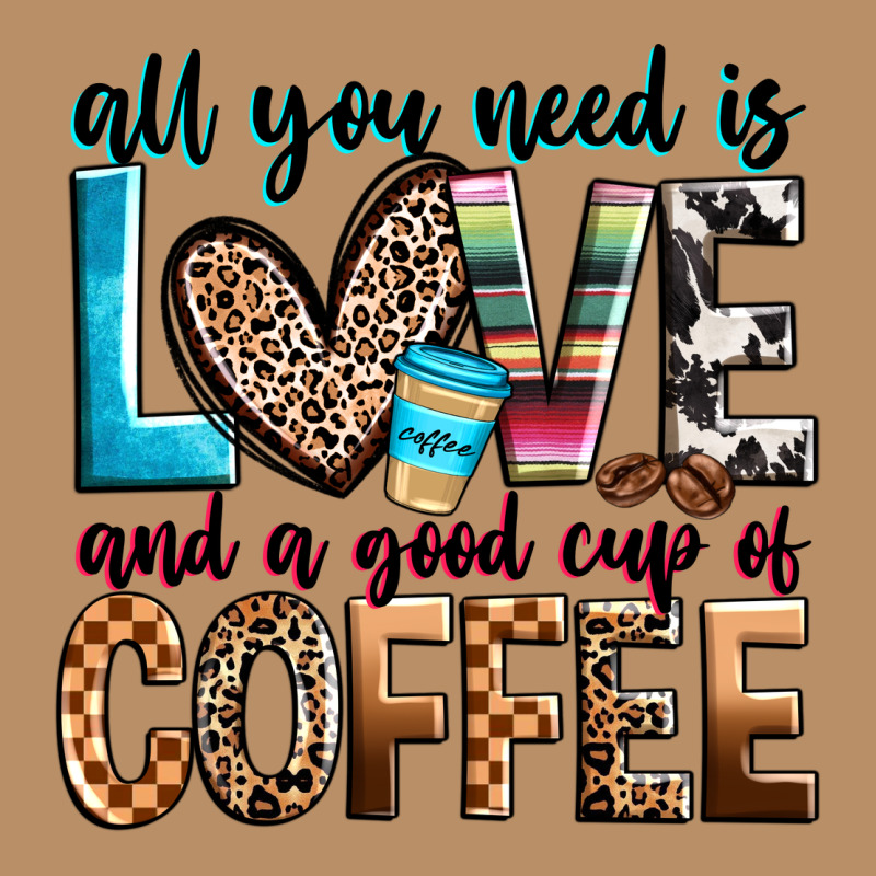 All You Need Is Love And A Good Cup Of Coffee Vintage Hoodie by Zillion Design Studio | Teevron