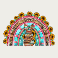 Western Easter Rainbow Zipper Hoodie | Teevron