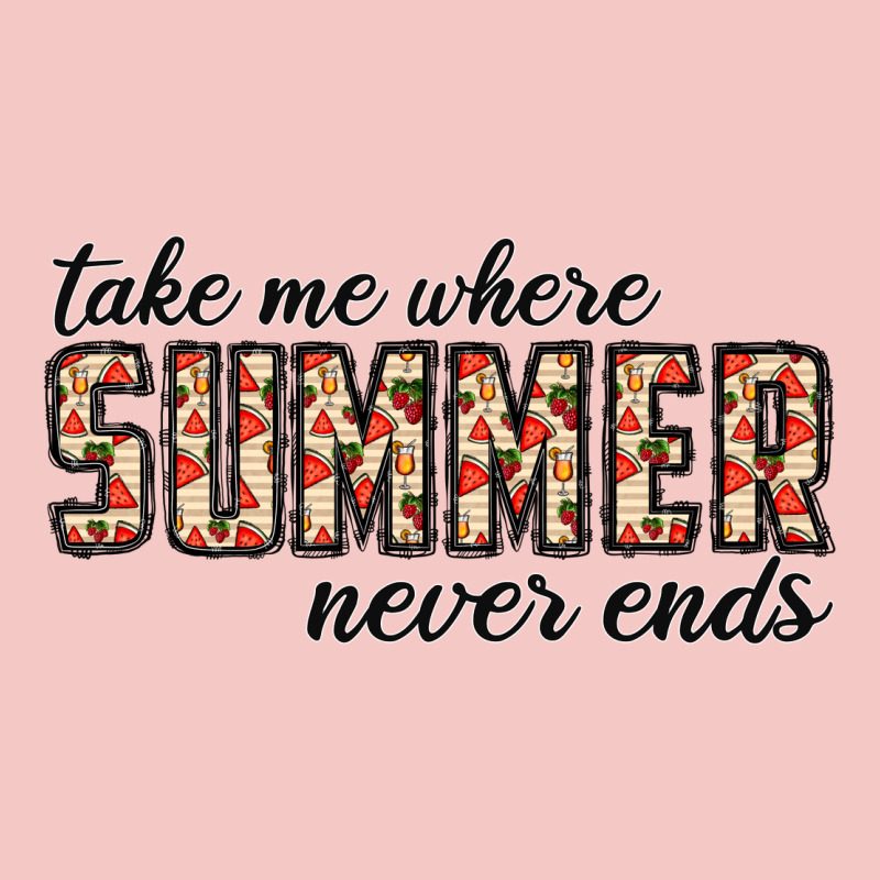 Take Me Where Summer Never Ends Urban Heavy Tee by CowhideDigitalArt | Teevron
