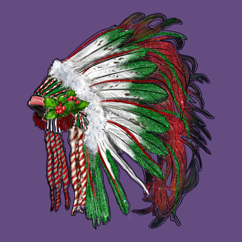 Christmas Indian Feather Headdress Vintage Hoodie by RanaPortraitStore | Teevron