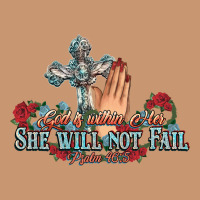 She Will Not Fail Psalm Christian Cross Pray Heavyweight Hoodie | Teevron