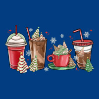 Christmas Tree Cake And Coffee Cups Premium Sweatshirt | Teevron