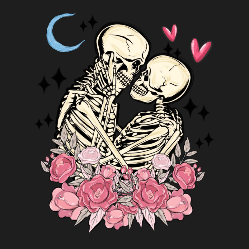 The Lovers Skeletons Heavyweight Hoodie by MaliasSmallBusiness | Teevron