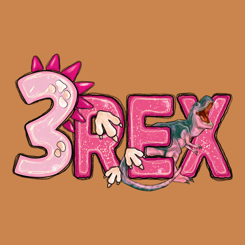 Pink Three Rex Heavyweight Hoodie by MaliasSmallBusiness | Teevron