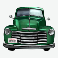 Western Green Truck Front View Urban Heavy Tee | Teevron