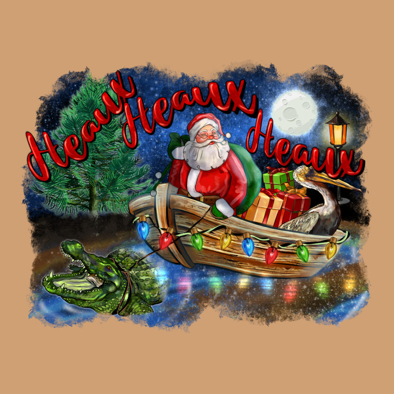 Heaux Heaux Heaux Christmas Louisiana Swamp Vintage Tee by FaDigitalArtStudio | Teevron