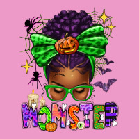 Halloween Afro Messy Bun Momster Urban Hoodie | Teevron