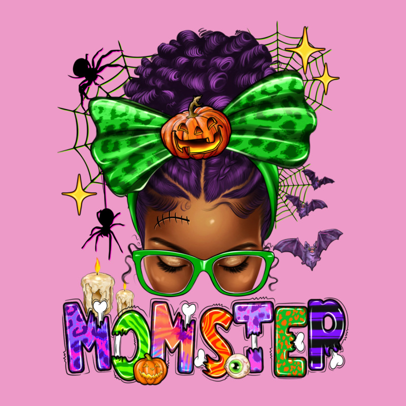 Halloween Afro Messy Bun Momster Urban Hoodie by texasbilliewilder | Teevron