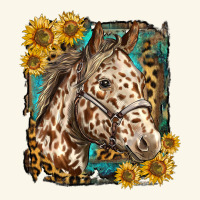 Appaloosa Horse With Sunflowers And Western Background Premium Hoodie | Teevron