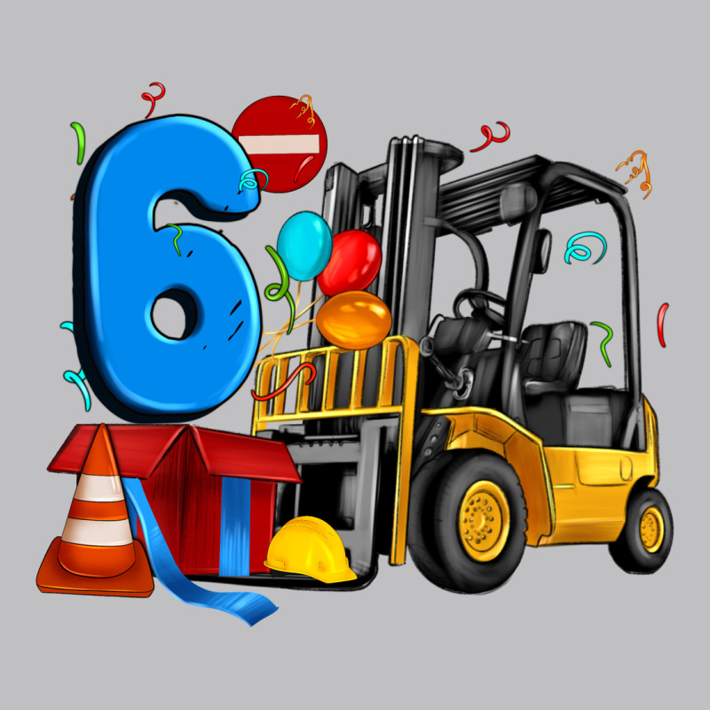 Forklift Birthday Six Long Sleeve Tee by Artiststas | Teevron