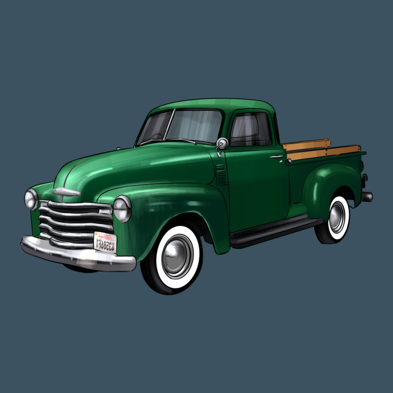 Western Green Truck Right 34 View Urban Heavy Tee by FaDigitalArtStudio | Teevron